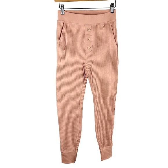 Jonathan Simkhai Standard Savannah Waffle Jogger Size XS Chai - Picture 1 of 9